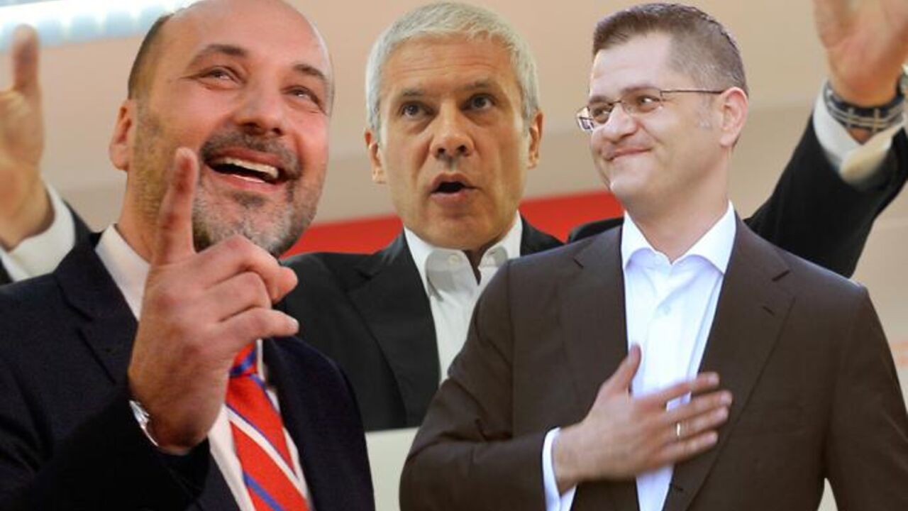 Saša Janković, Boris Tadić i Vuk Jeremić
