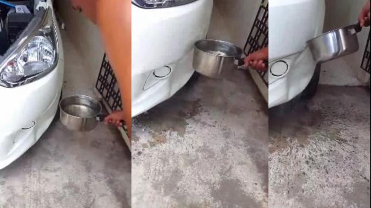 Polio je auto ključalom vodom
