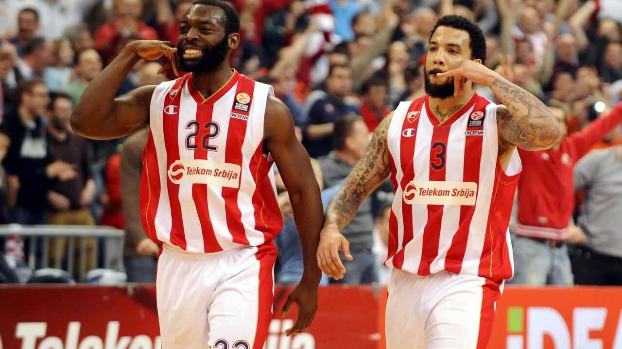 Čarls Dženkins i Markus Vilijams dok su igrali u Zvezdi