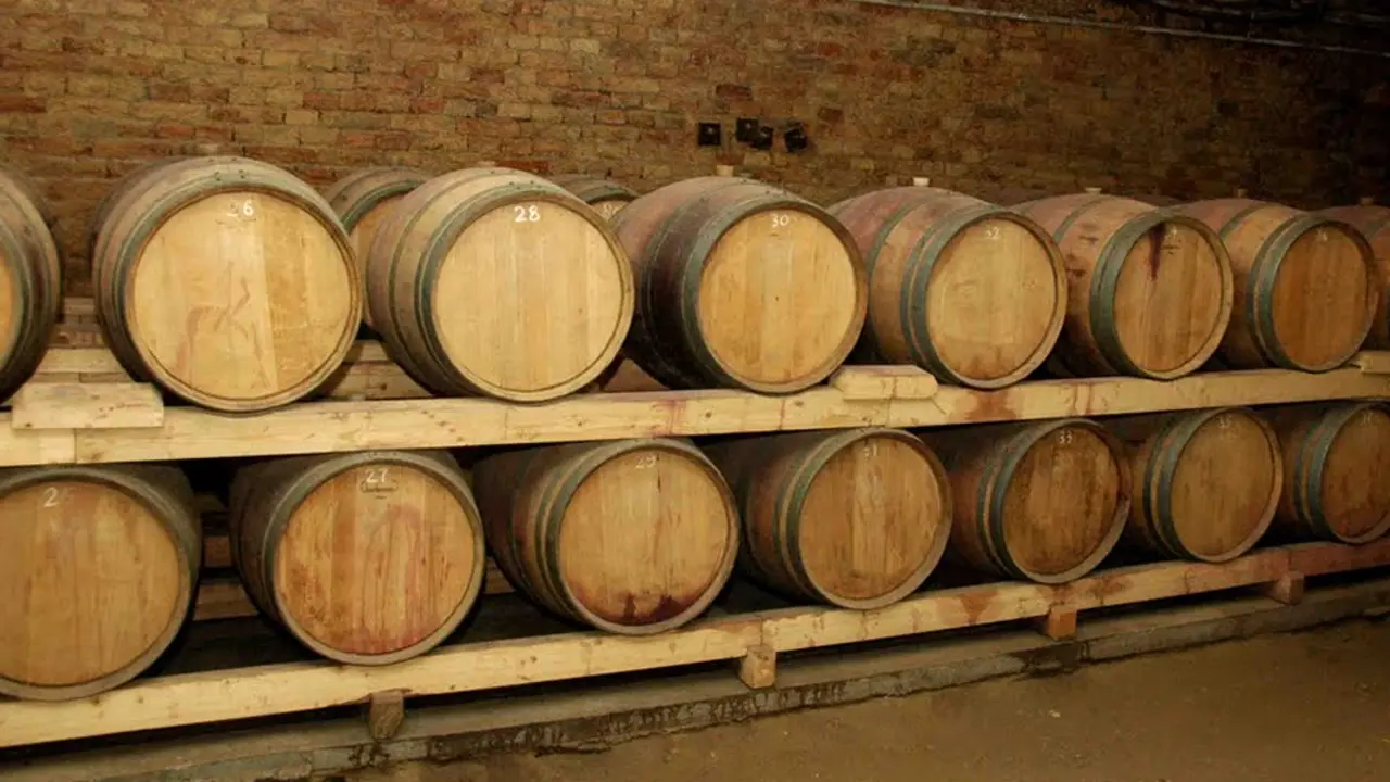 Vinarija, bačve, podrum, vidno, podrum vina