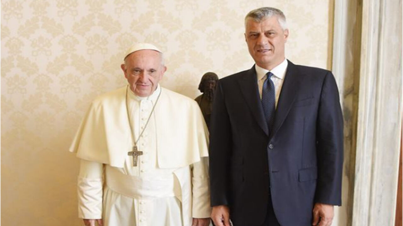 Papa Franja i Hašim Tači