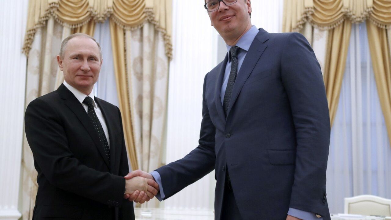 Predsednik Srbije Aleksandar Vučić i predsednik Rusije Vladimir Putin