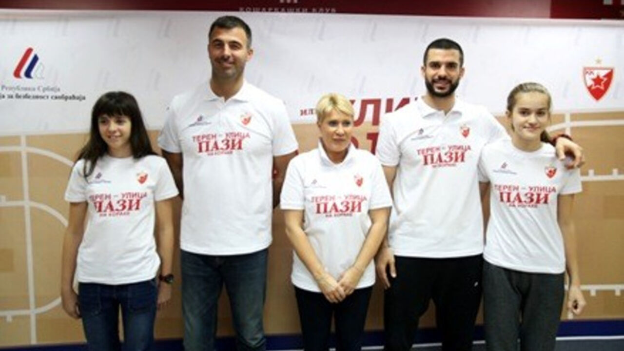 Akcija KK Crvena zvezda i Agencije za bezbednost saobraćaja