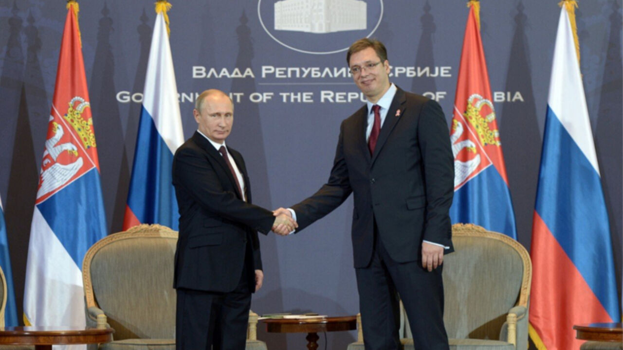 Aleksandar Vučić i Vladimir Putin