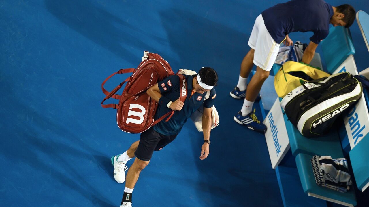 Kei Nišikori, Novak Đoković