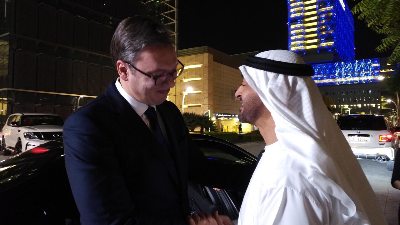 Aleksandar Vučić i Mohamed bin Zajed