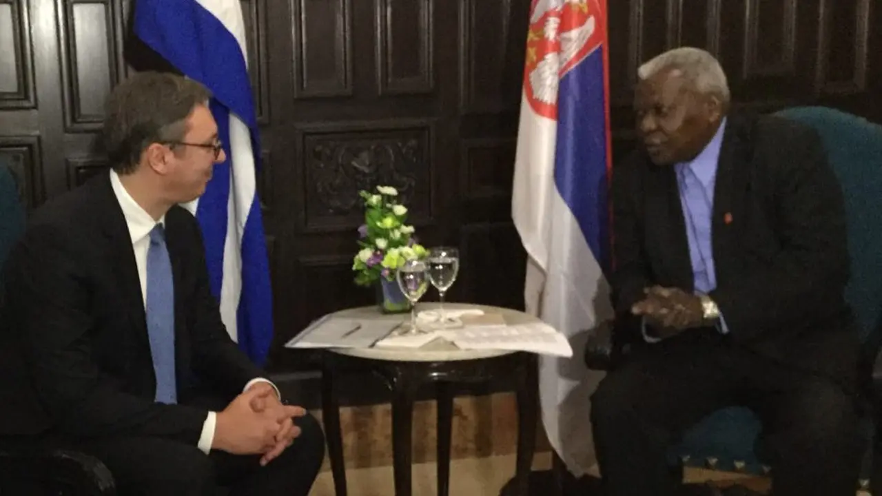 Aleksandar Vučić i Esteban Laso Ernandes