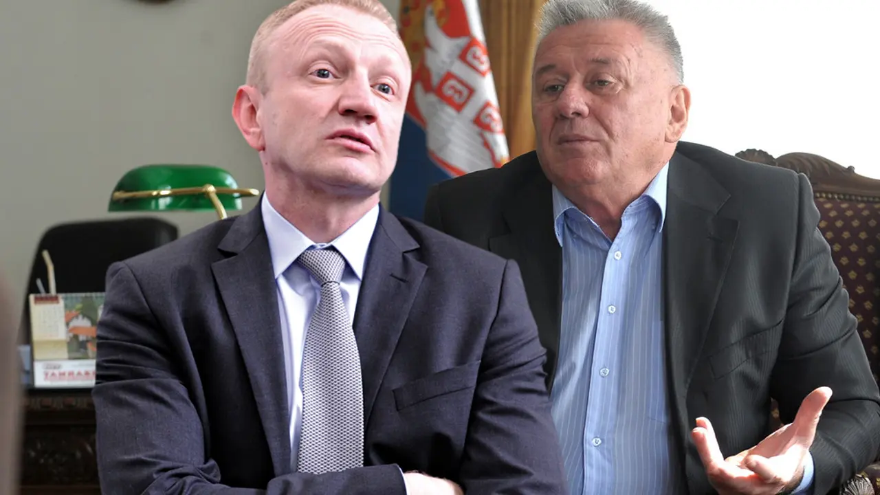 Velja Ilić i Dragan Đilas