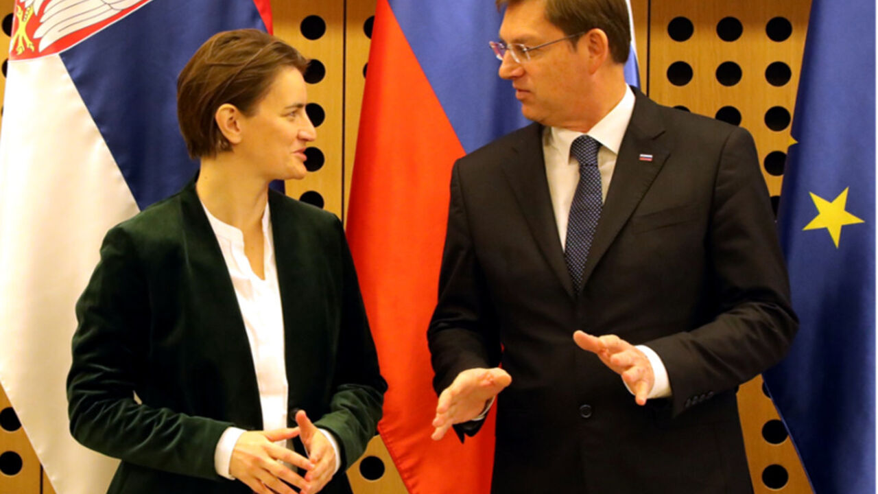 Ana Brnabić i Miro Cerar
