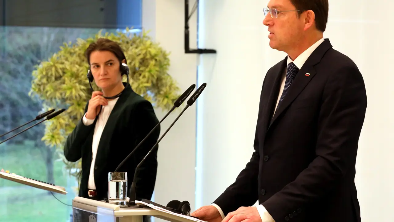 Ana Brnabić i Miro Cerar