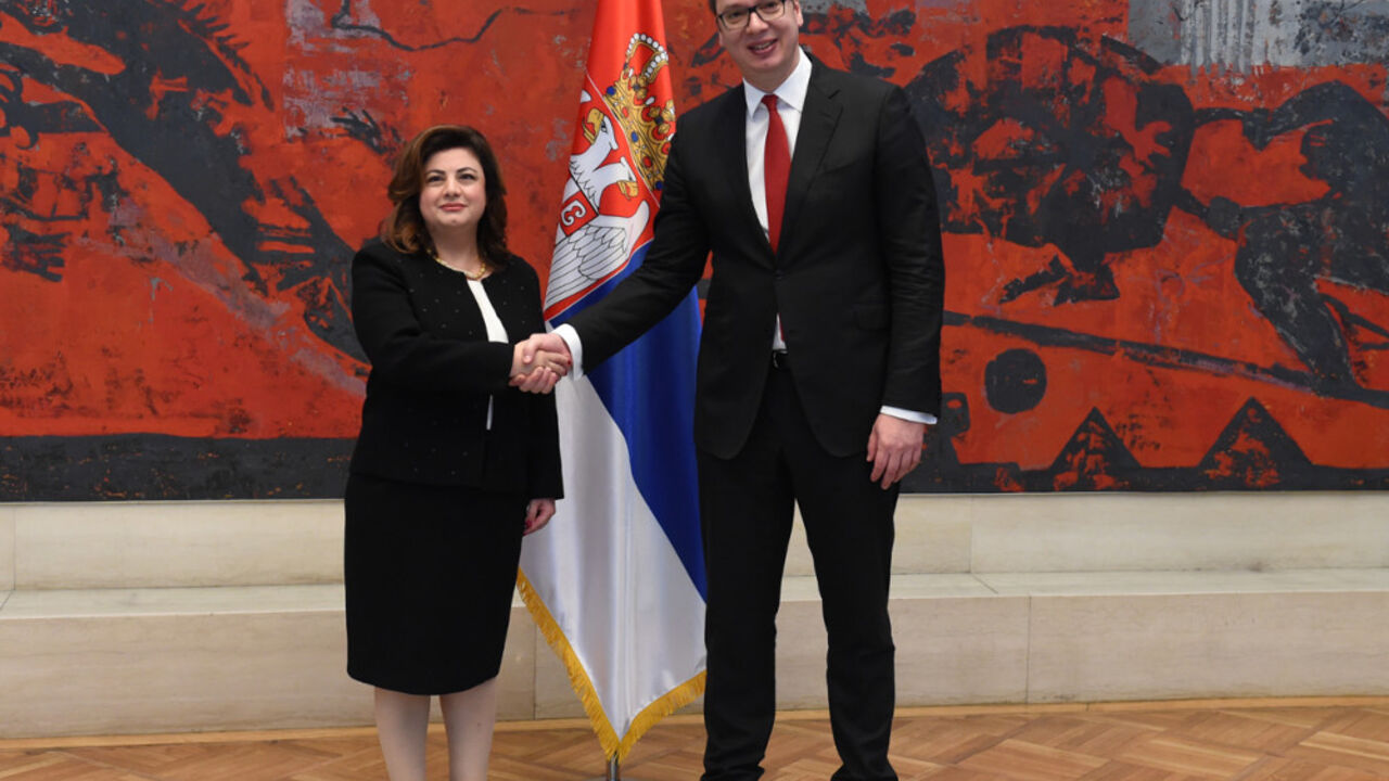Aleksandar Vučić i Nada Al Akl