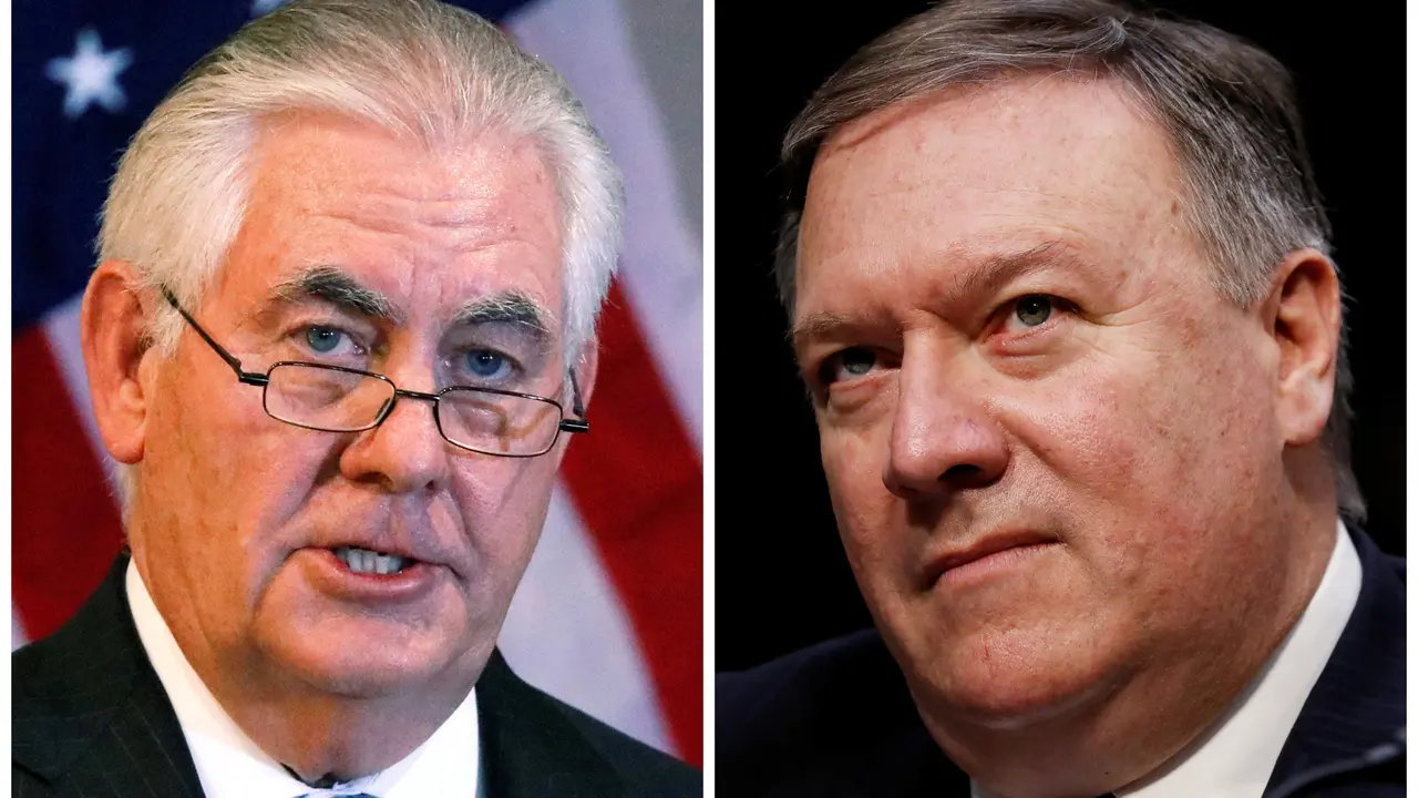 Reks Tilerson i Majk Pompeo