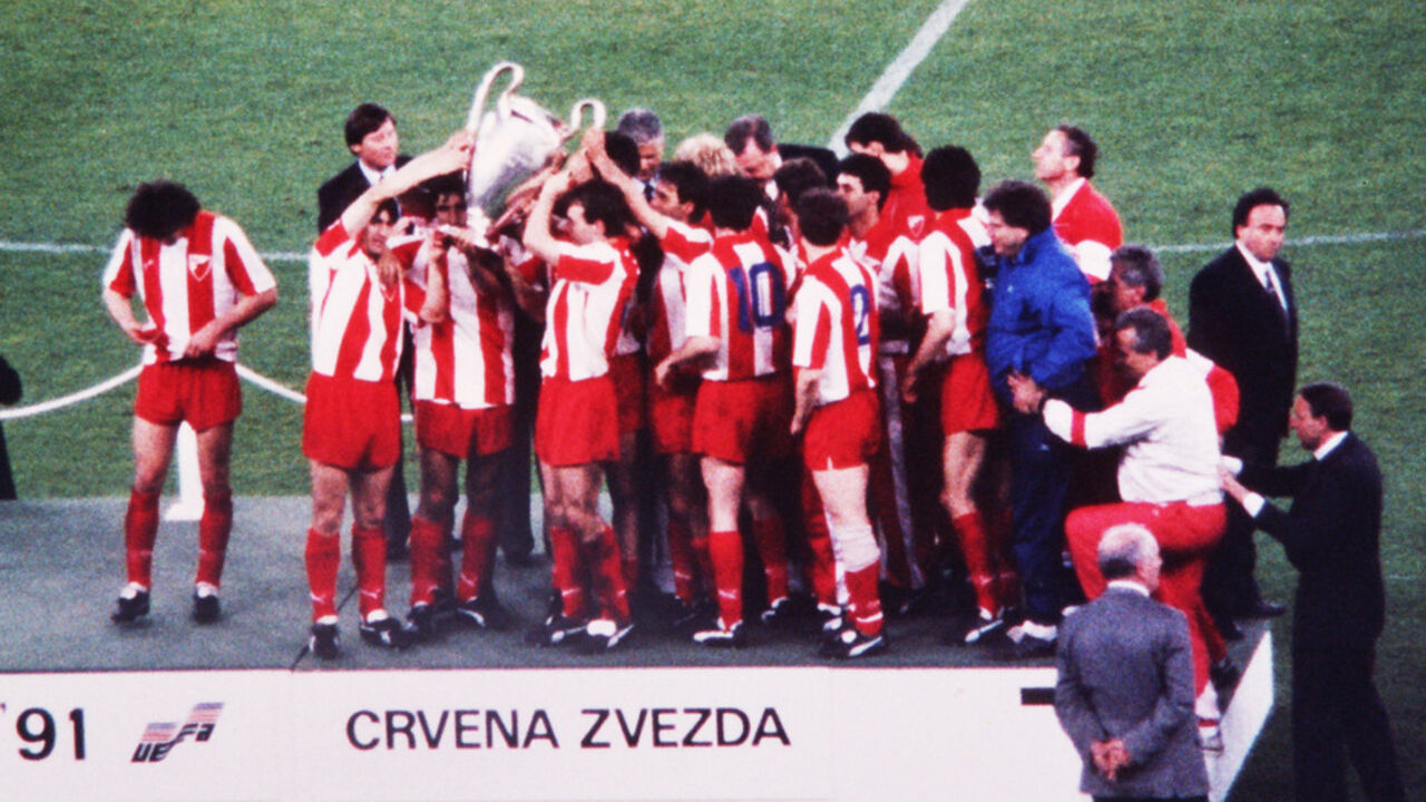 Fudbaleri Crvene zvezde u Bariju 1991. godine