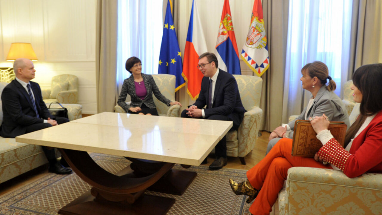 Aleksandar Vučić i Ivana Hlavsova