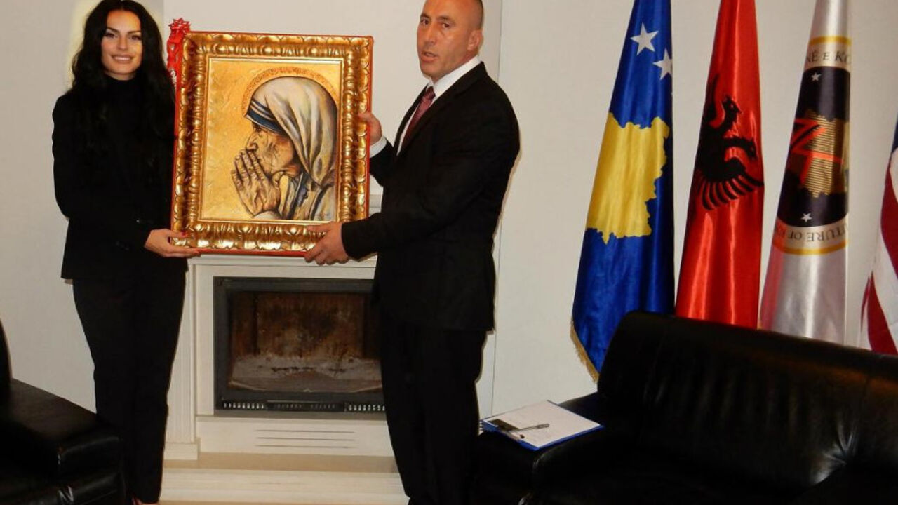 Saranda Džemajli i Ramuš Haradinaj
