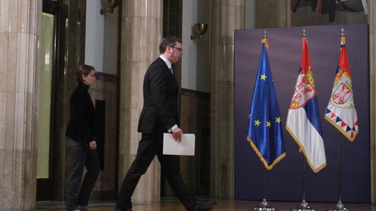 Aleksandar Vučić, Ana Brnabić