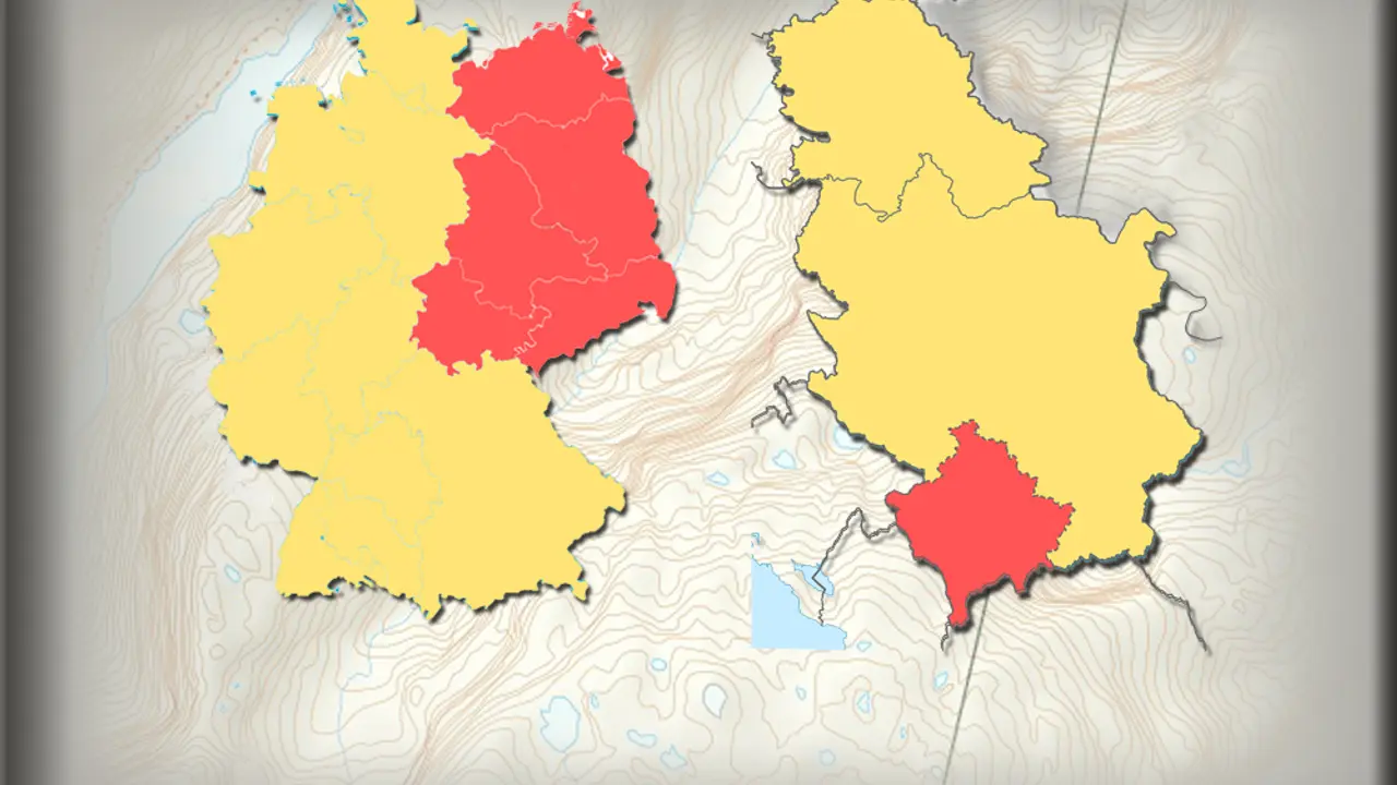 Istočna i Zapadna Nemačka - Srbija i Kosovo
