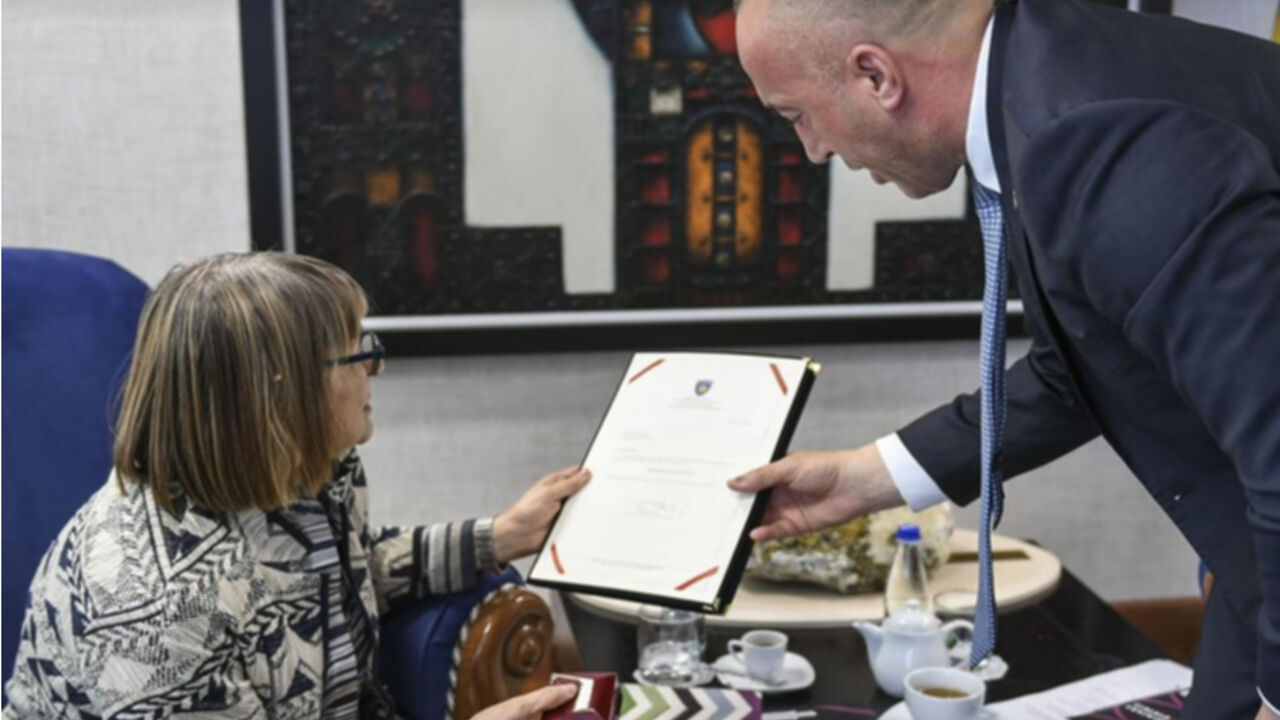 Nataša Kandić i Ramuš Haradinaj 