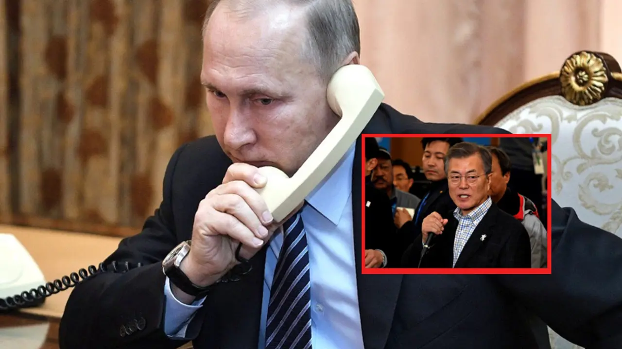 Vladimir Putin i Mun Džae-in