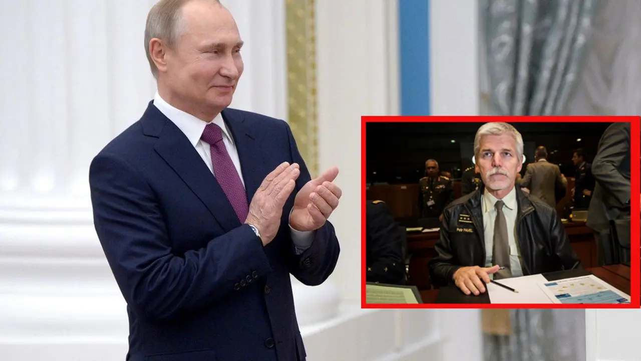 Vladimir Putin i General Petr Pavel