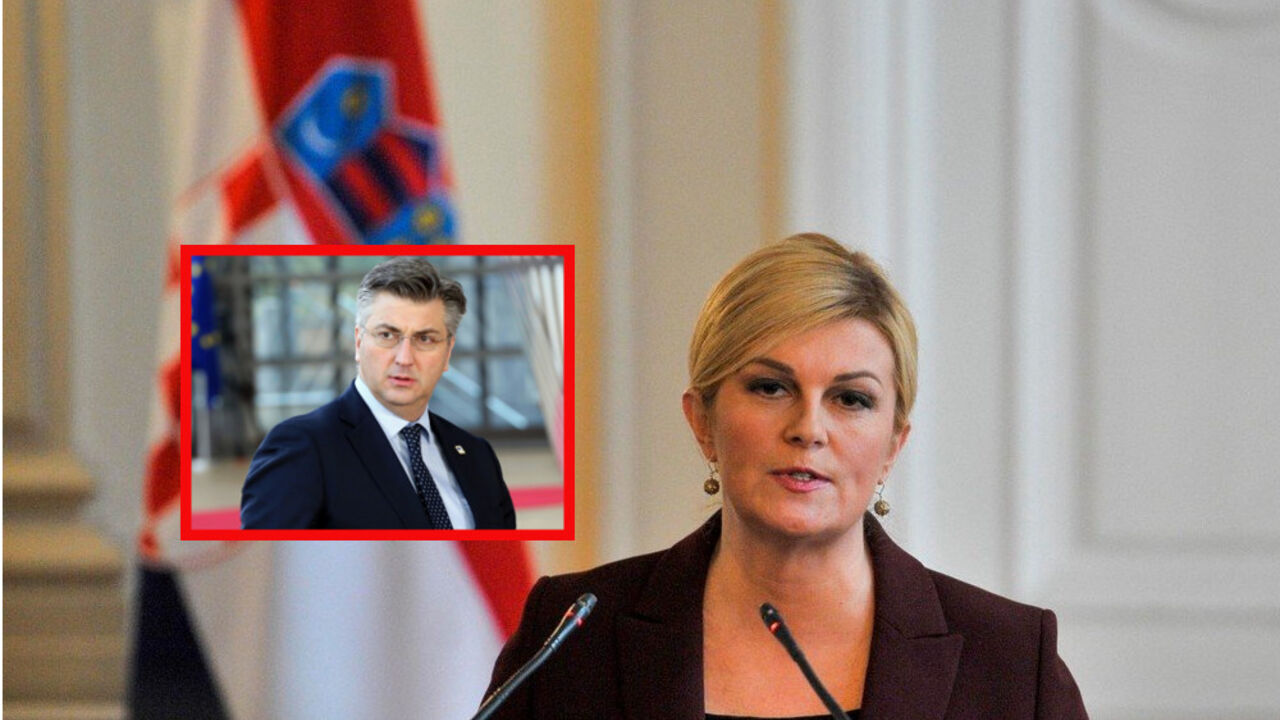 Kolinda Grabar Kitarović i Andrej Plenković