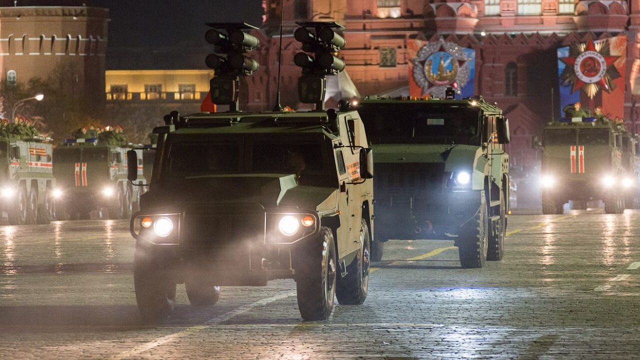Ruska priprema vojne parade