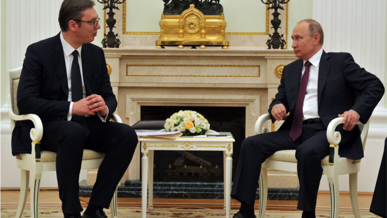 Aleksandar Vučić i Vladimir Putin
