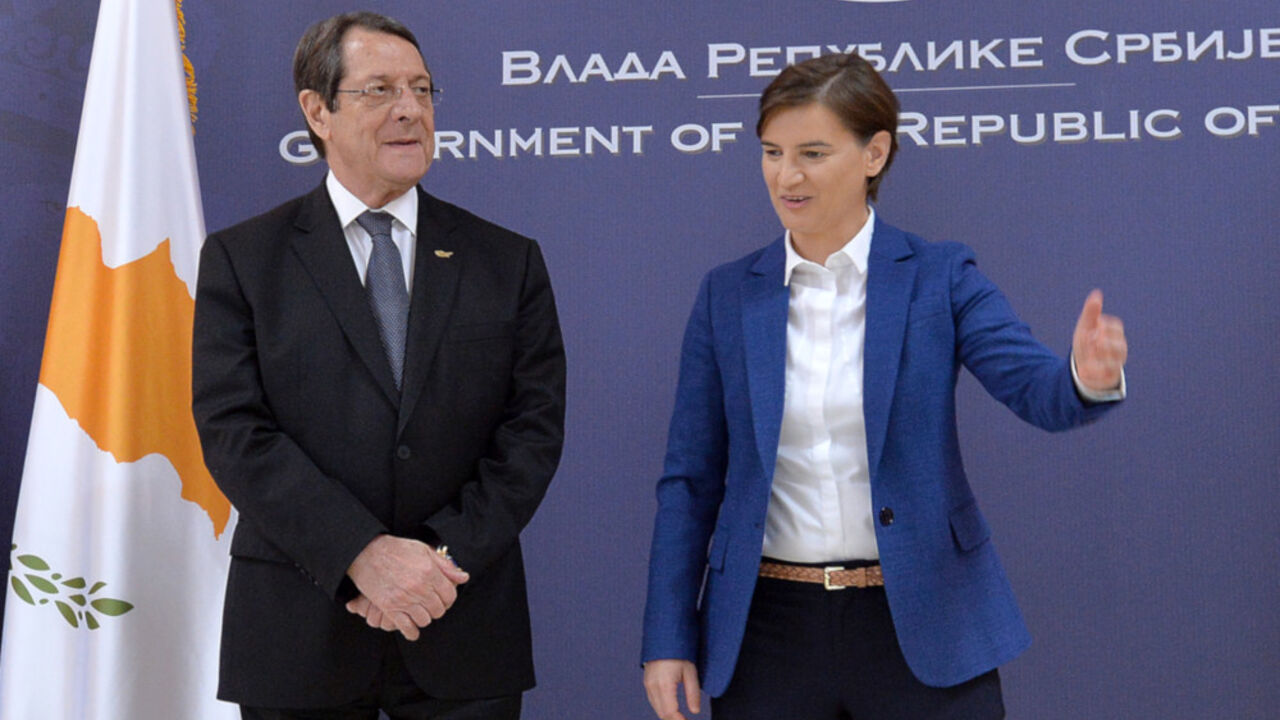 Nikos Anastasijades, Ana Brnabić