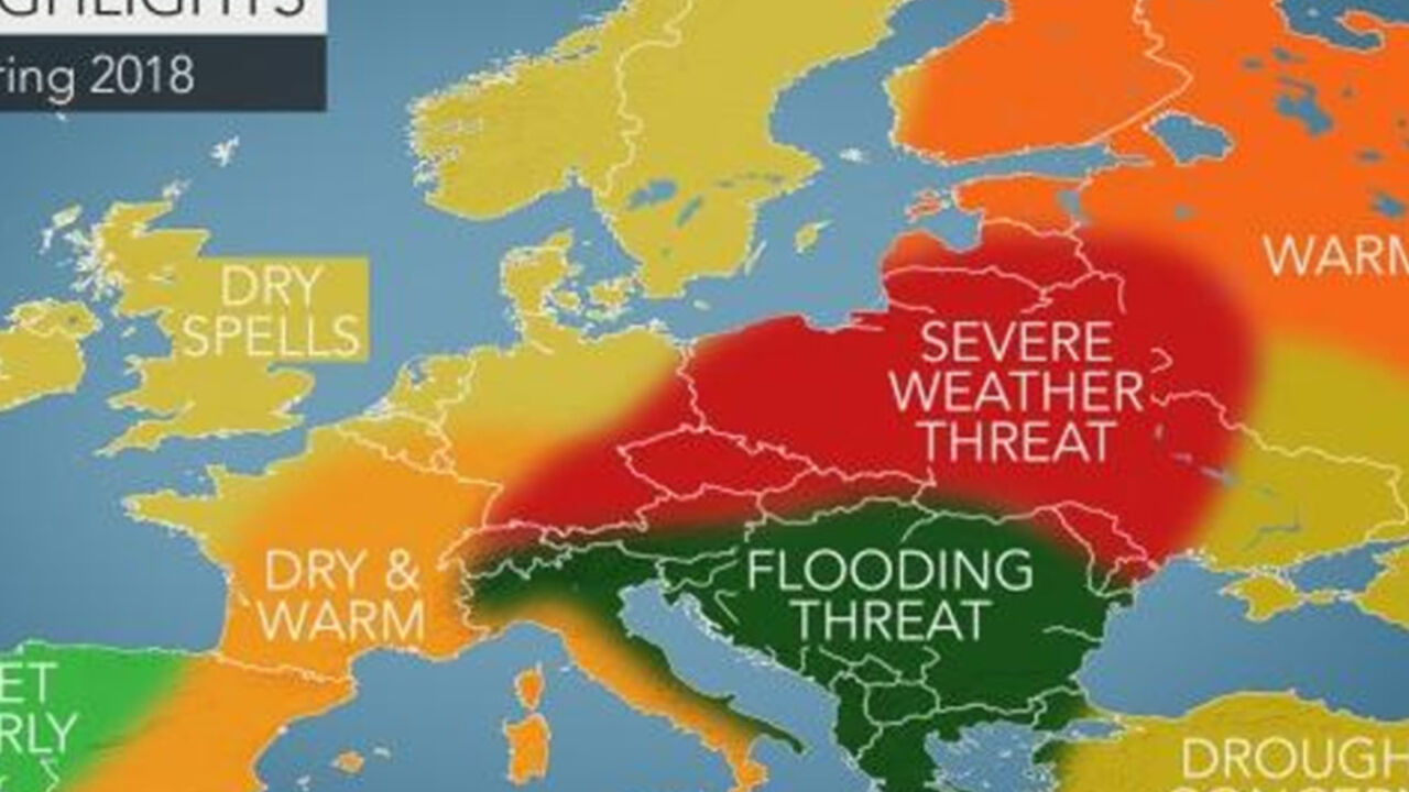 Vremenska prognoza za Evropu