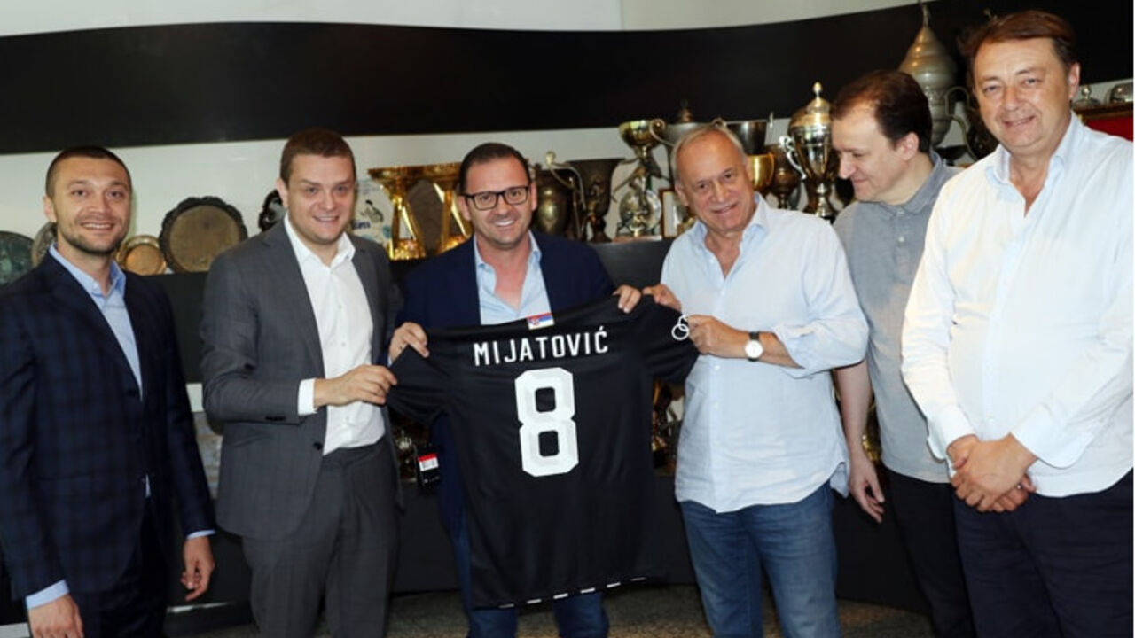 Predrag Mijatović sa čelnicima Partizana