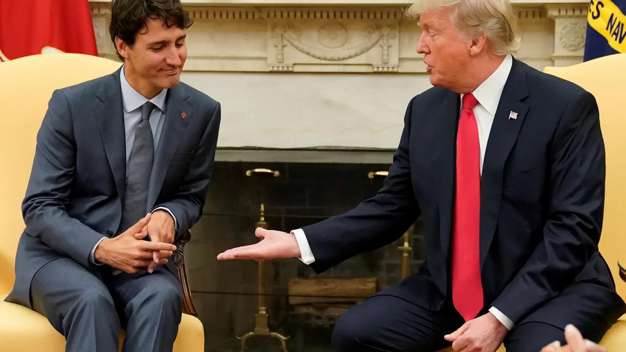 Džastin Trudo i Donald Tramp