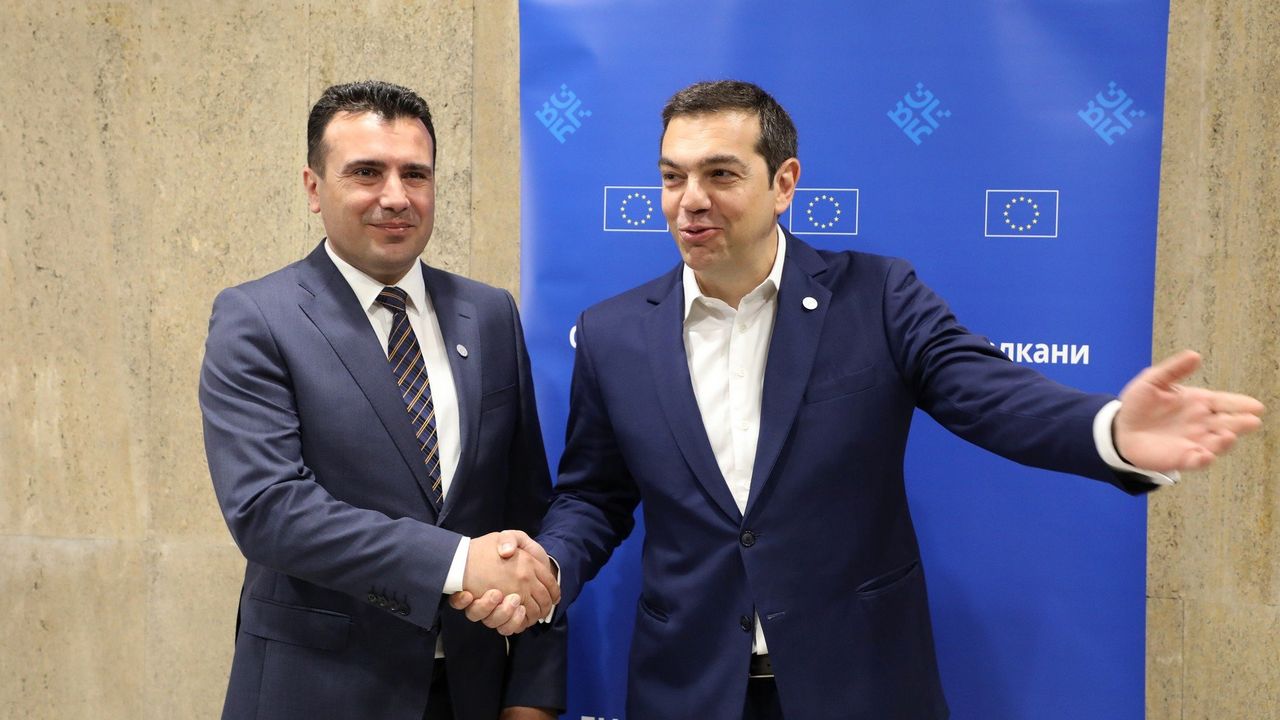 Aleksis Cipras i Zoran Zaev