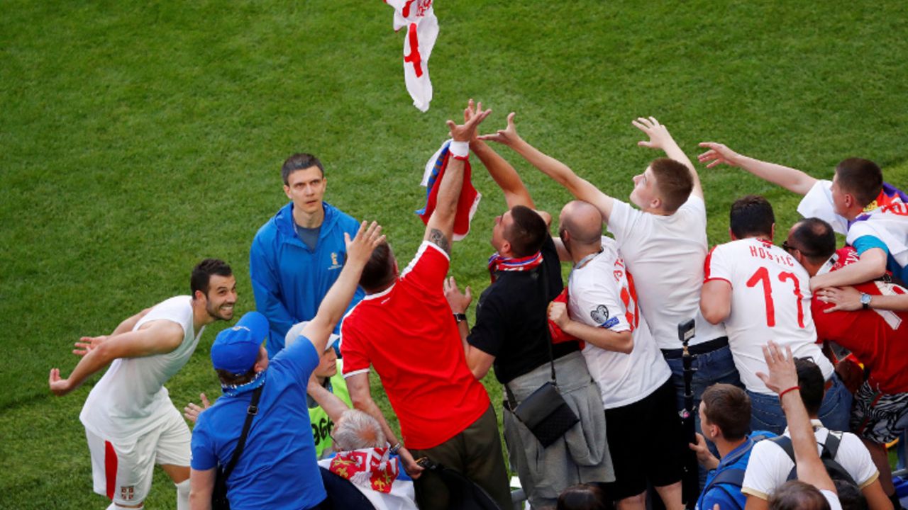 Slavlje Orlova posle pobede nad Kostarikom