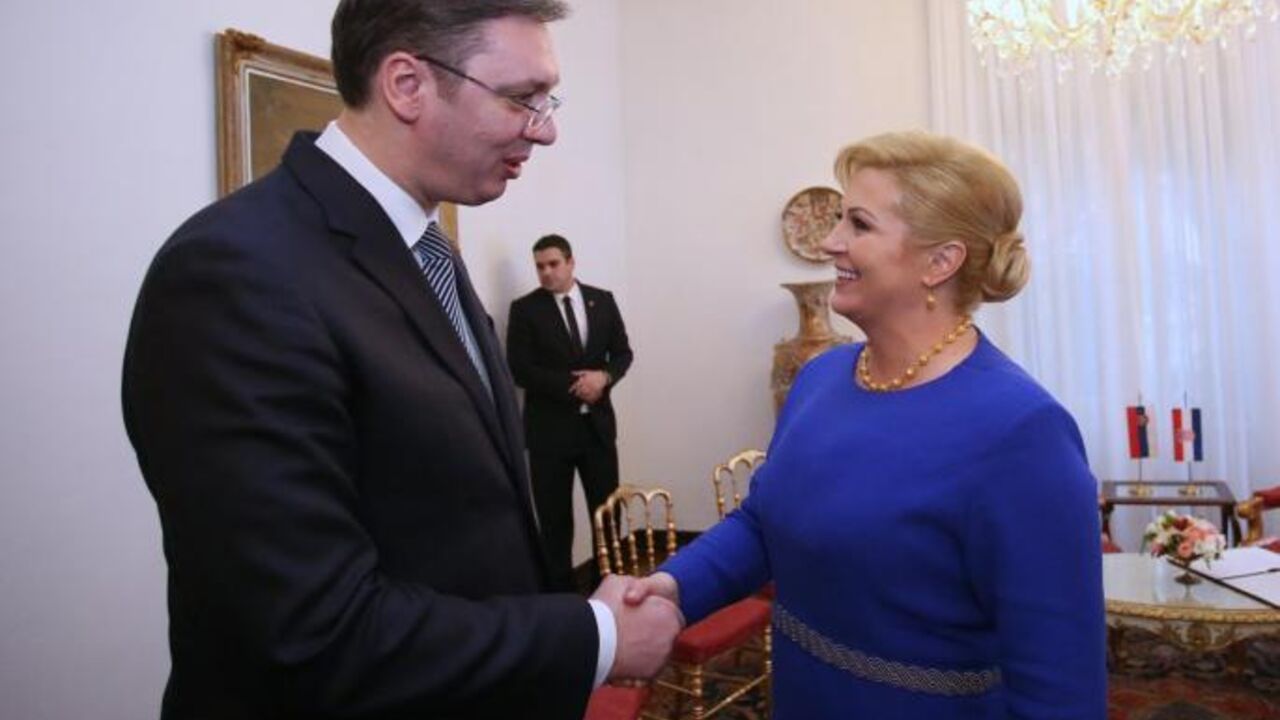 Aleksandar Vučić i Kolinda Grabar Kitarović