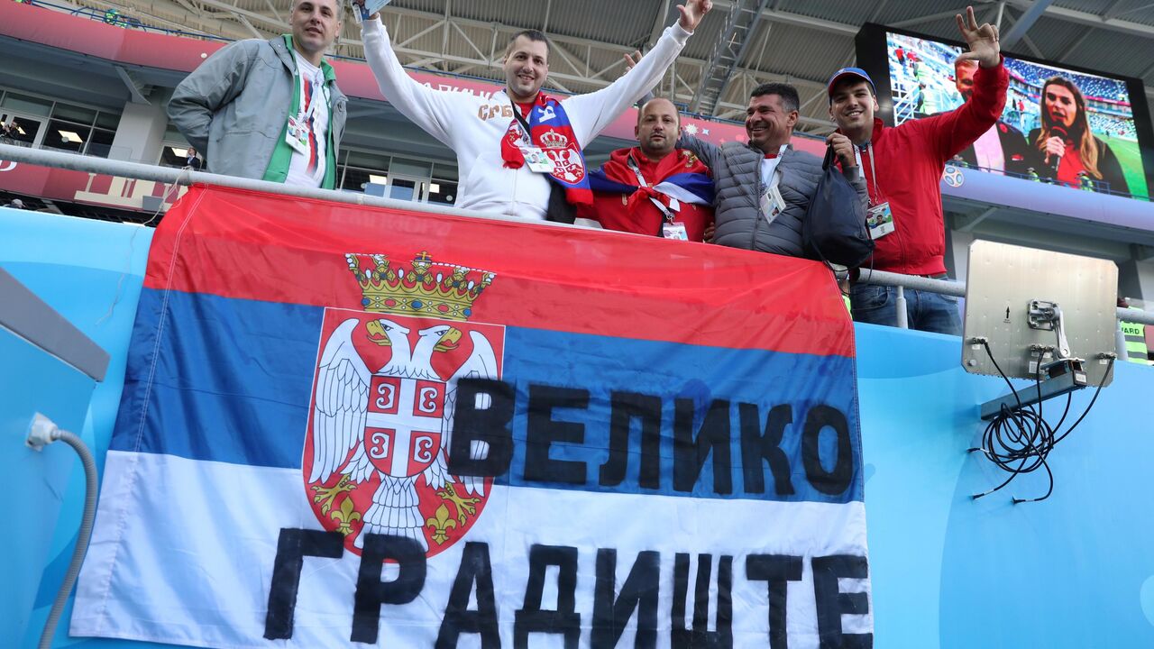 Navijači Srbije u Kalinjingradu