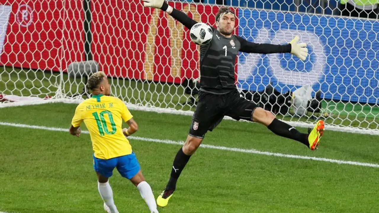 Vladimir Stojković na meču protiv Brazila