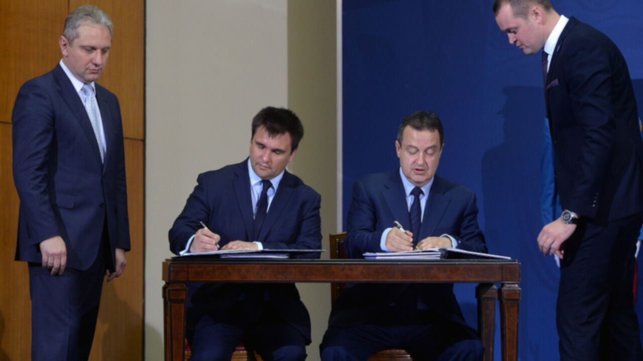 Ivica Dačić i Pavle Klimkin