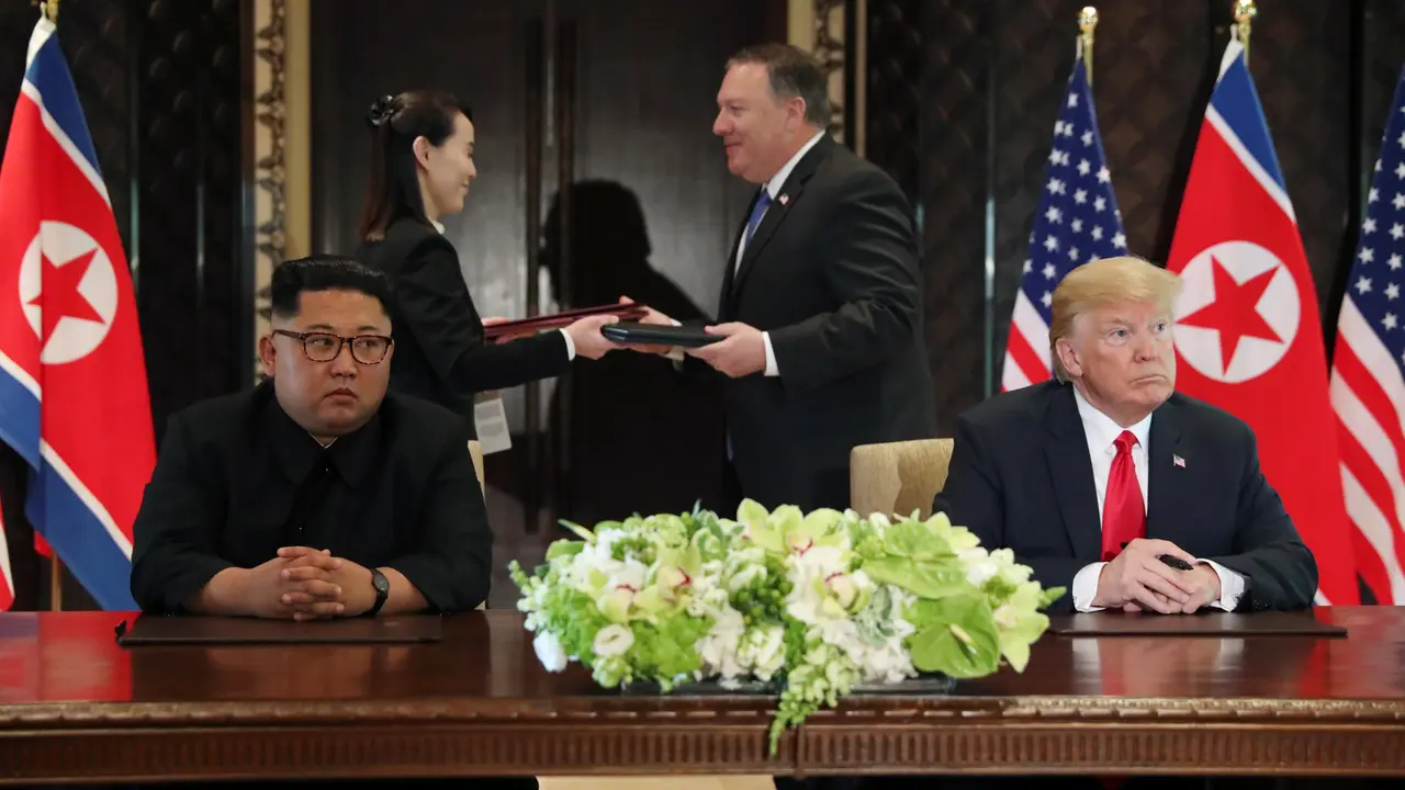 Kim Džong Un i Donald Tramp