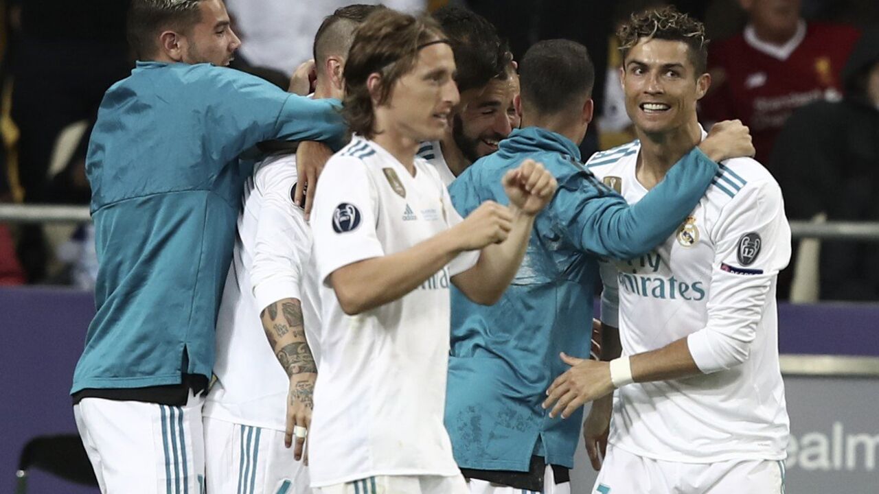 Luka Modrić i Kristijano Ronaldo