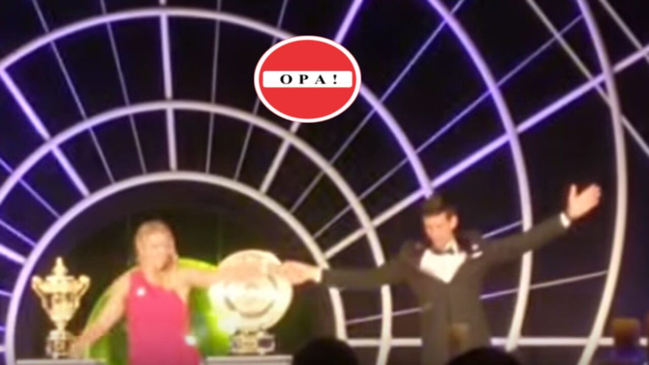 Anđelik Kerber i Novak Đoković