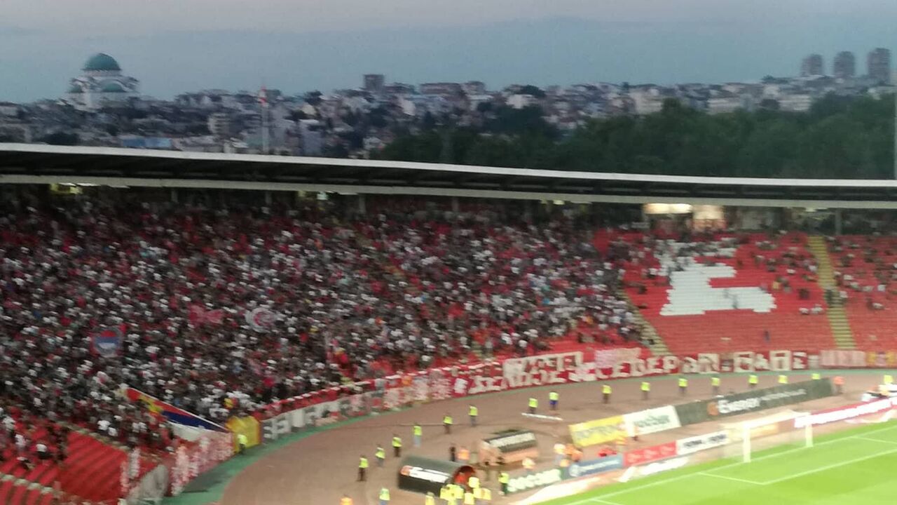 Navijači Crvene zvezde na Severu