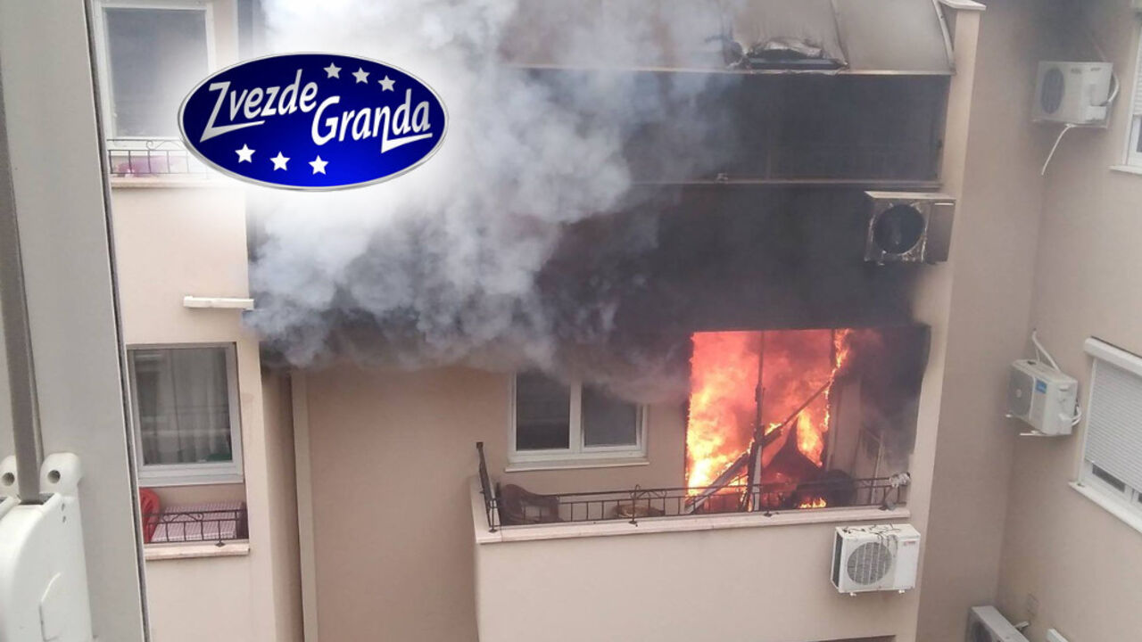 Požar u stanu Nemanje Stevanovića