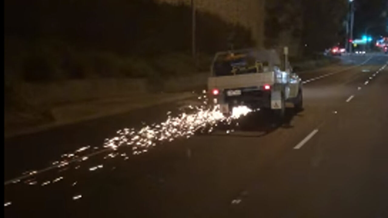 Zapaljeni automobil