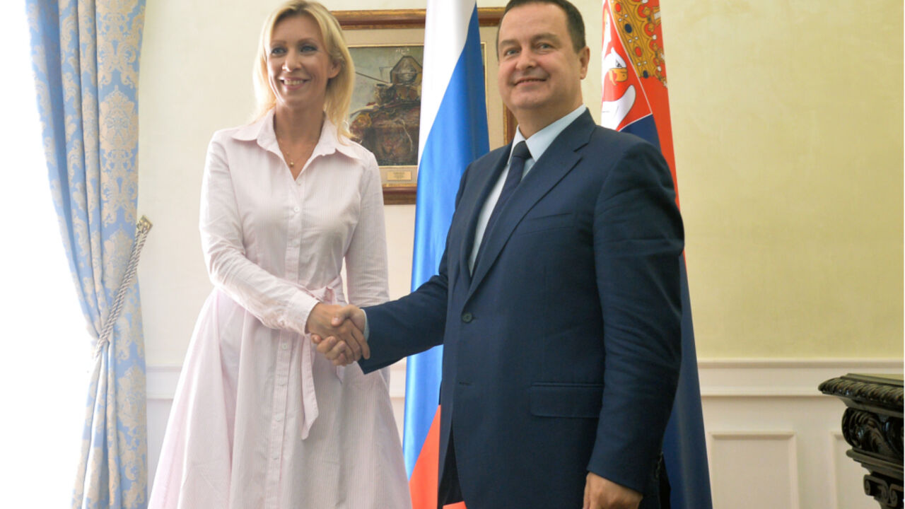 Ivica Dačić i Marija Zaharova