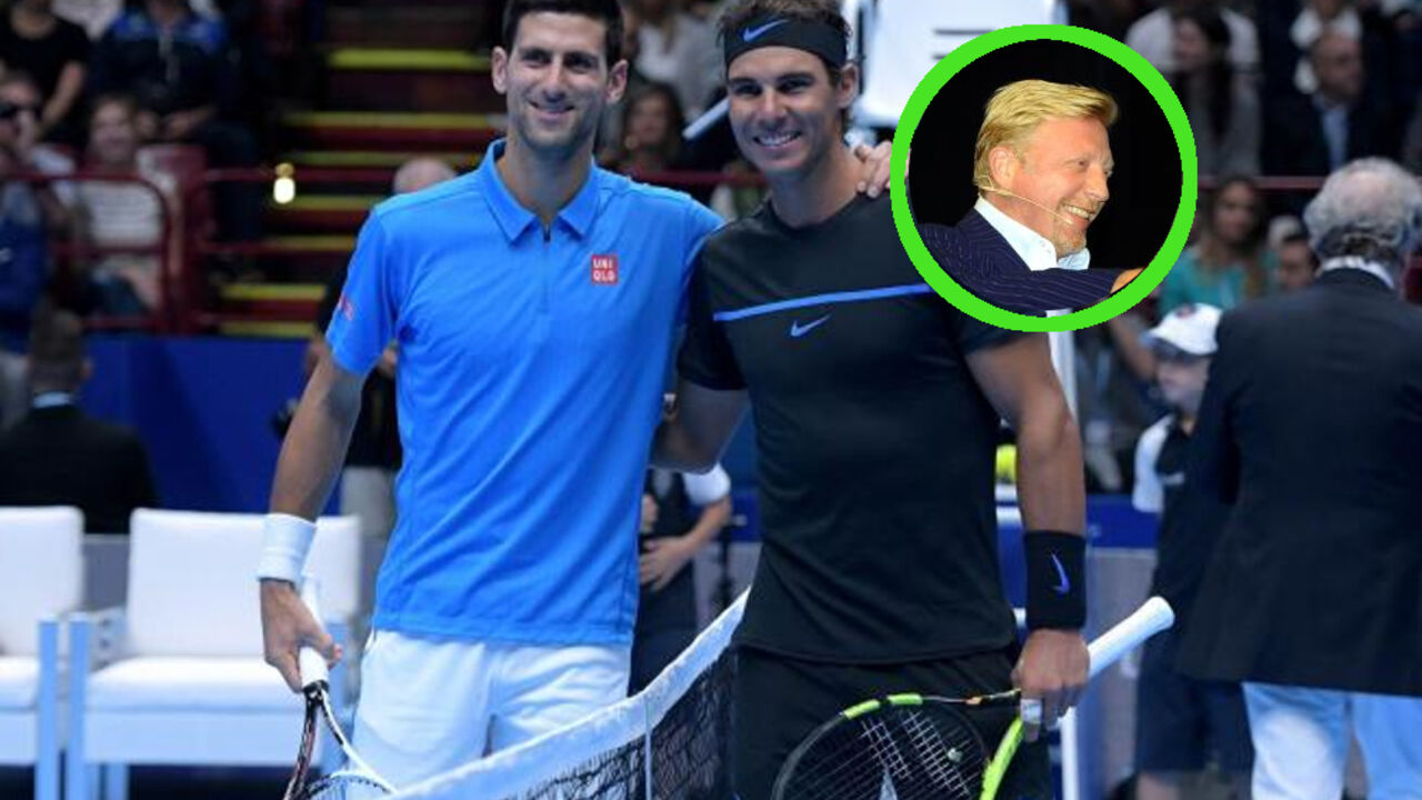 Novak Đoković, Rafael Nadal, Boris Beker