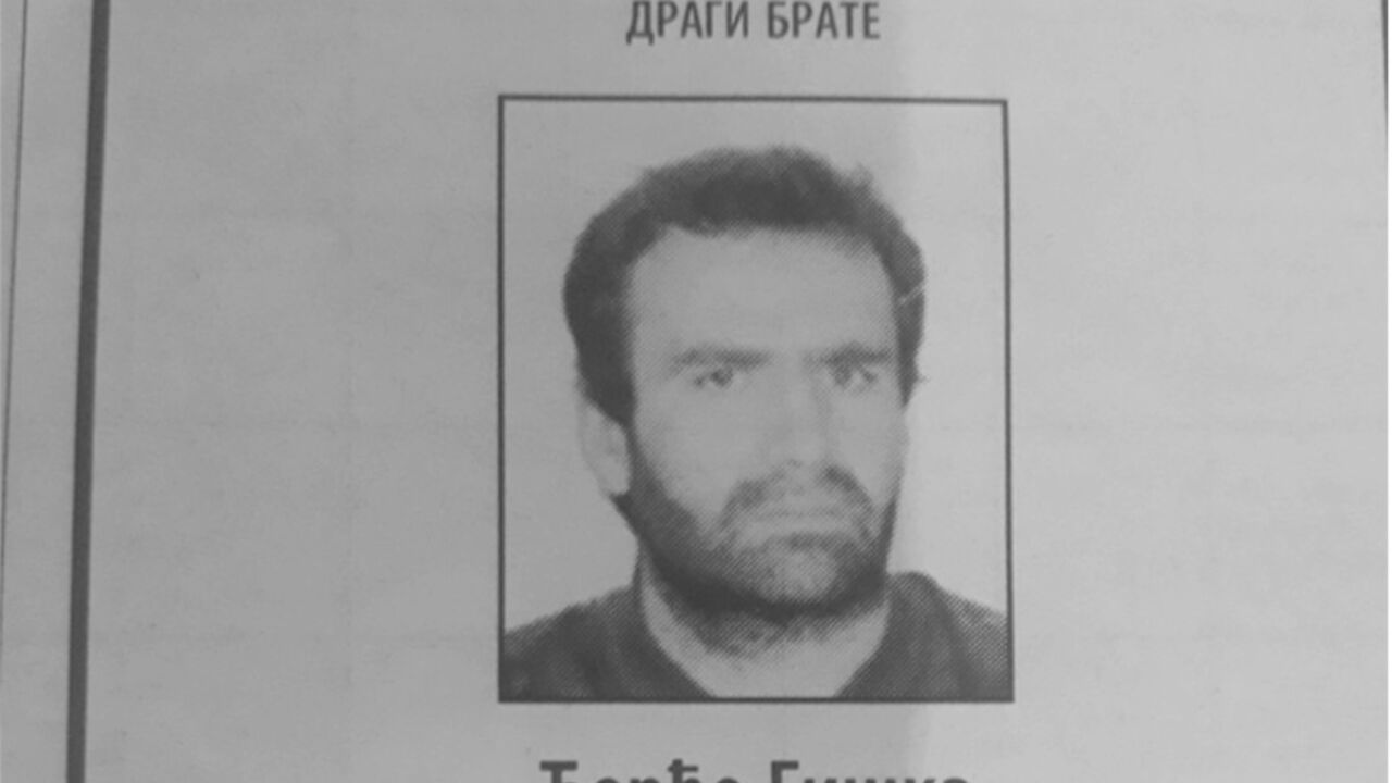 Čitulja za Gišku