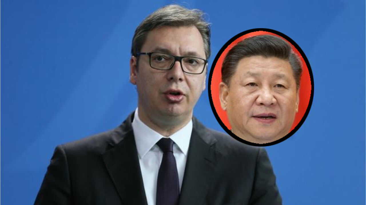 Aleksandar Vučić i Si Đinping
