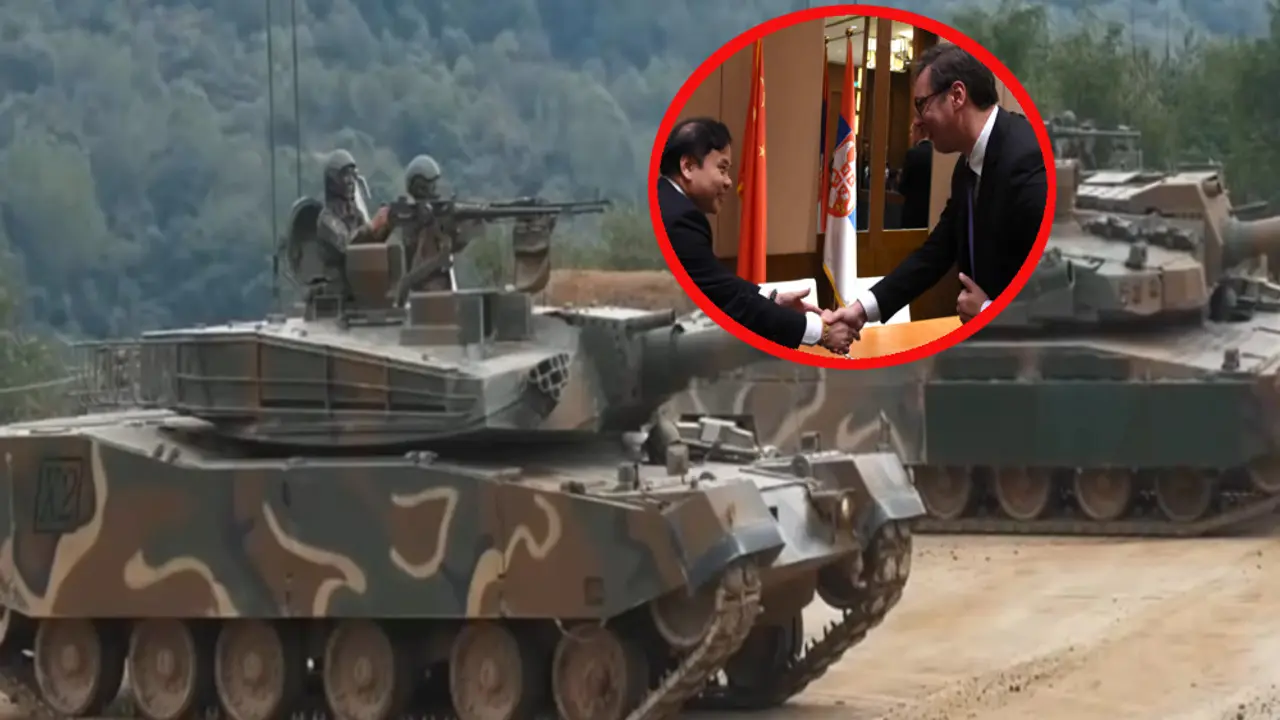 Vučić Kina Tenk