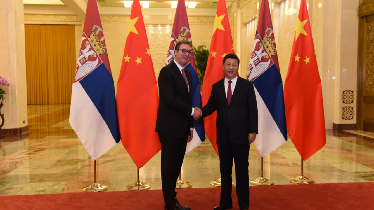 Aleksandar Vučić i Si Đinping