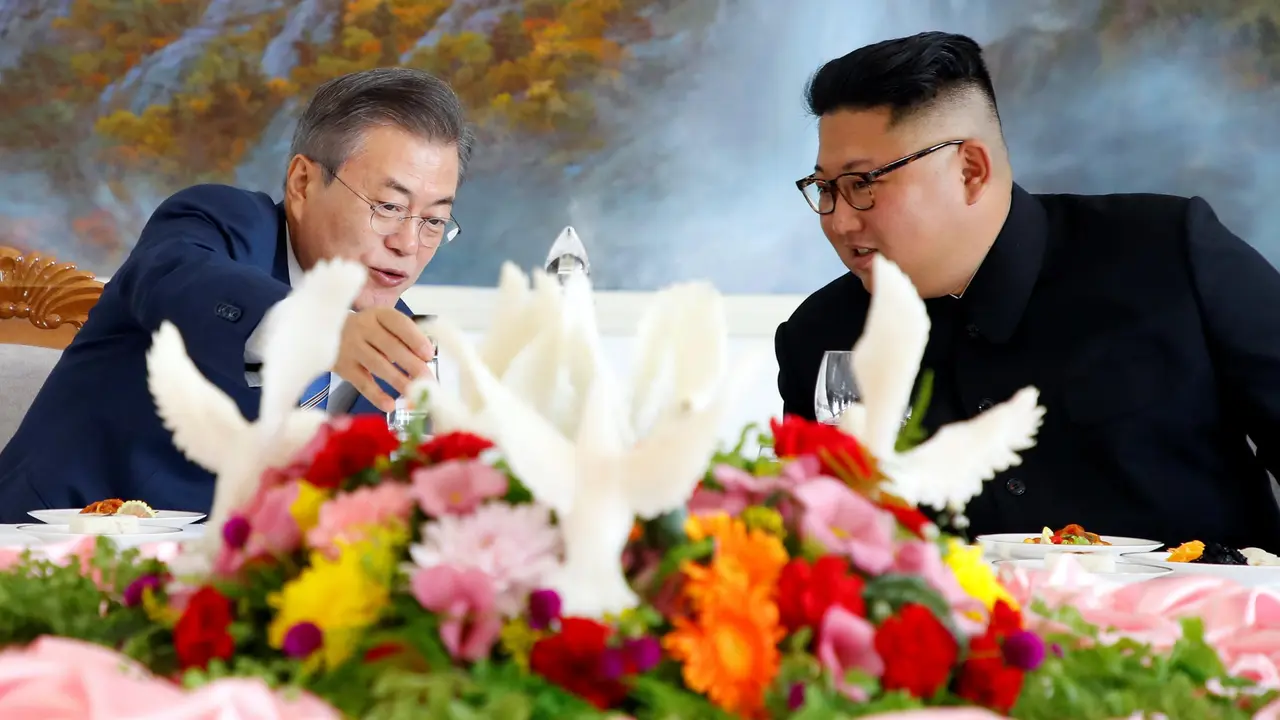 Kim Džong un i Mun Džae In
